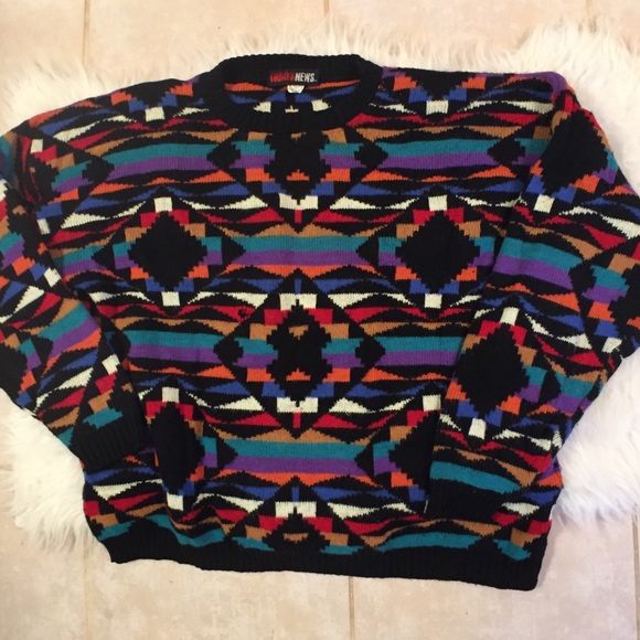 Vintage Other - Vintage Navajo Pattern Sweater